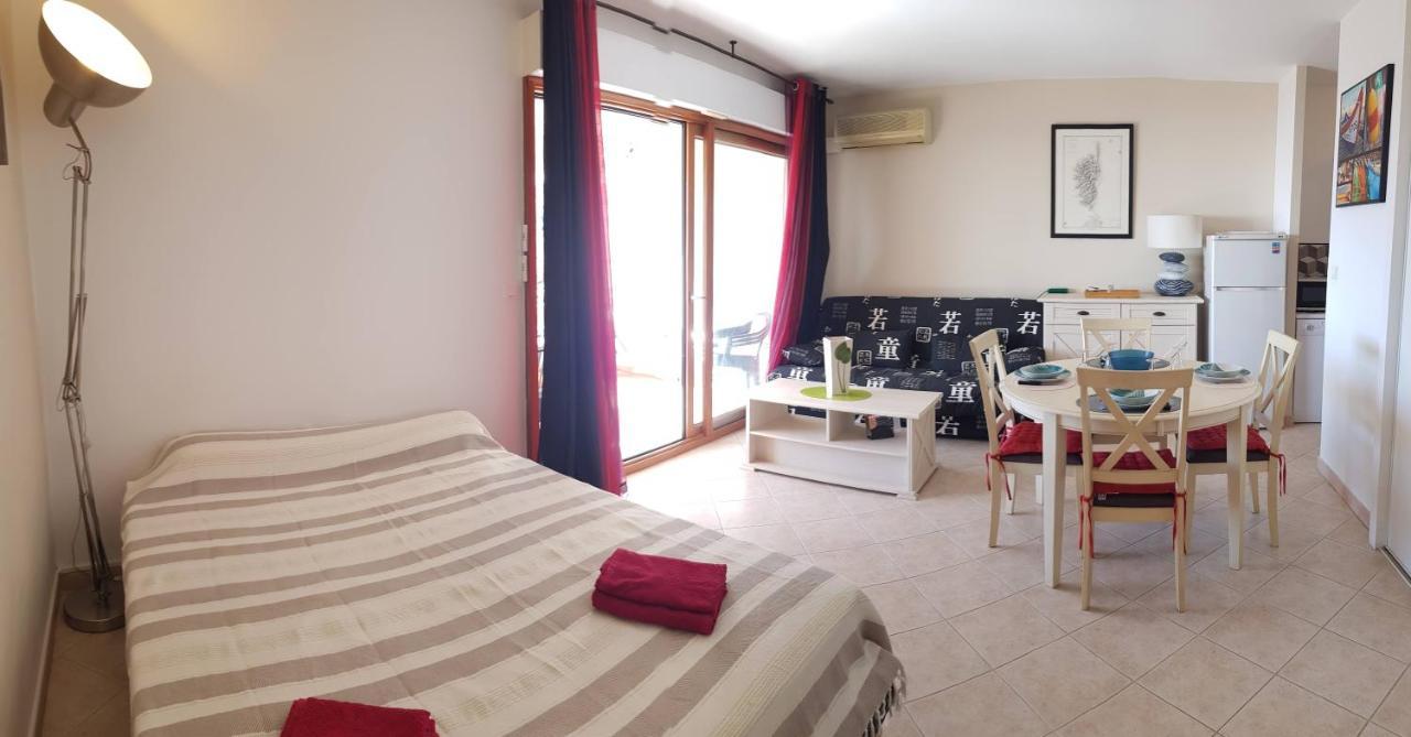 Grand Studio de standing bord de mer Ajaccio  Eksteriør bilde